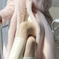 Caterpillar-style Long Coat Women's Faux Fur Jacket