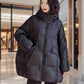 Plus-size Down Jacket In Anhui Red Casual Fashionable Extra-thick And Super Warm