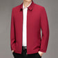 Lapel Business Jacket For Middle-Aged Men