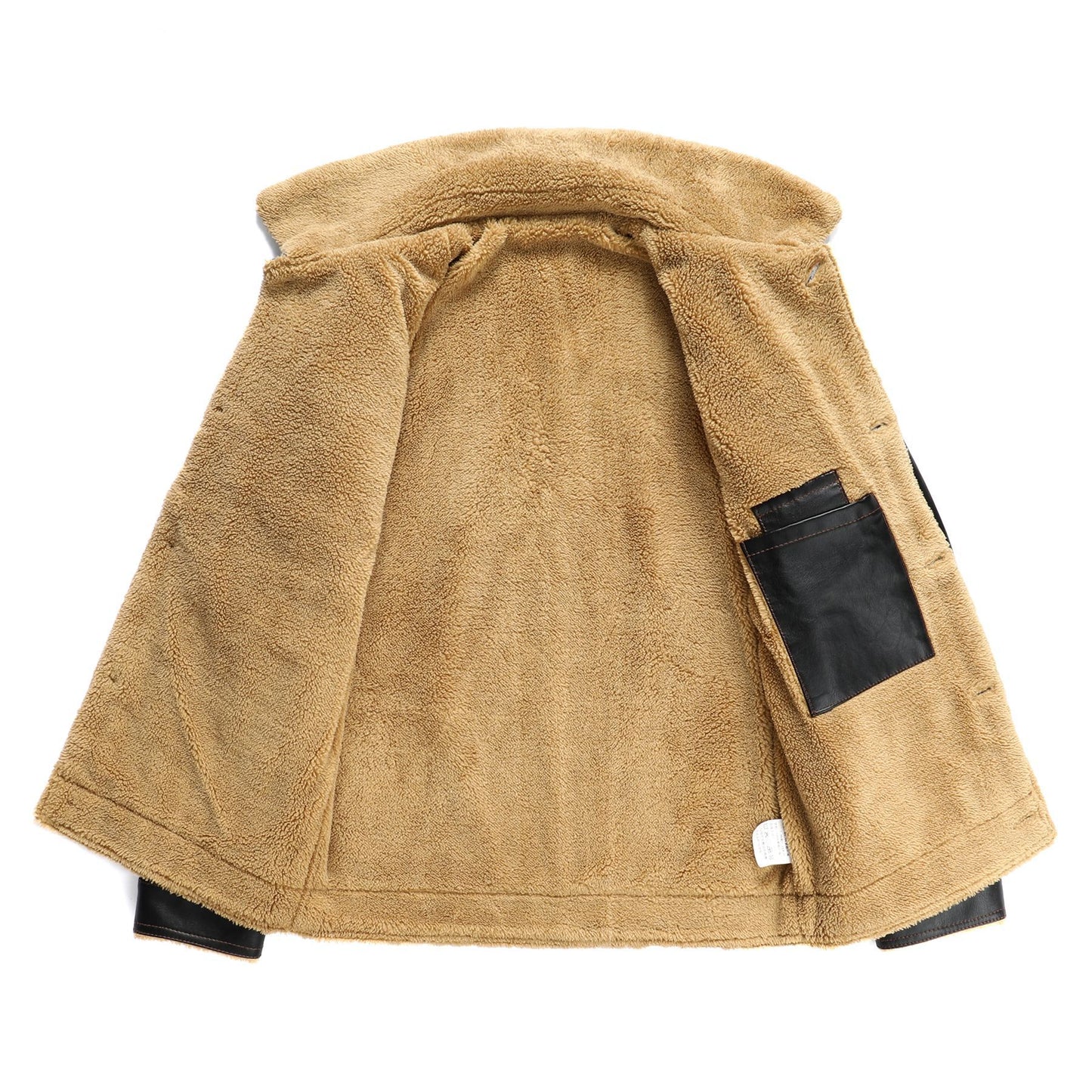 Men's Leather Clothing Loose Casual Slim Fit Handsome Trend Thickening