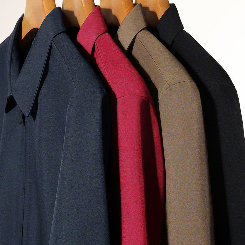 Lapel Business Jacket For Middle-Aged Men