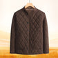 Men's Fleece-lined Thick Cotton-padded Jacket