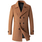 Cotton-padded Wool Coat Fashionable Lapel Wool Outerwear
