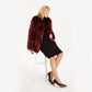 New European And American Stylish Fox-fur Lapel Coat