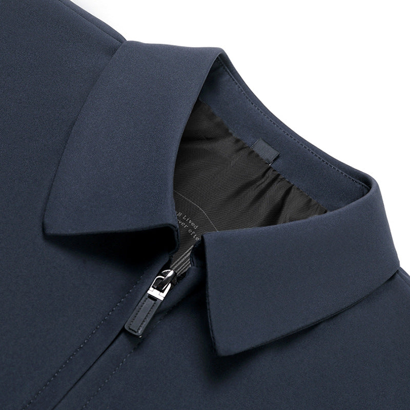 Lapel Business Jacket For Middle-Aged Men