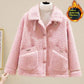 Fleece-lined Extra-thick Loose-fitting Warm Coat For Petite Individuals