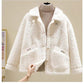 Fleece-lined Extra-thick Loose-fitting Warm Coat For Petite Individuals